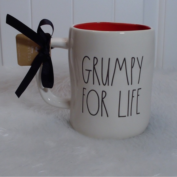 NWT Grumpy for Life Rae Dunn Disney Princess Artisan Collection Double Sided Mug - Picture 1 of 7